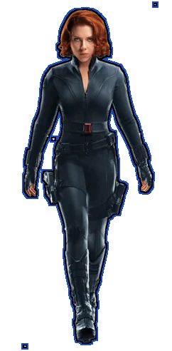 Captain America and Black Widow