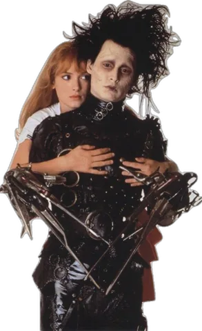 Edward Scissorhands and Kim