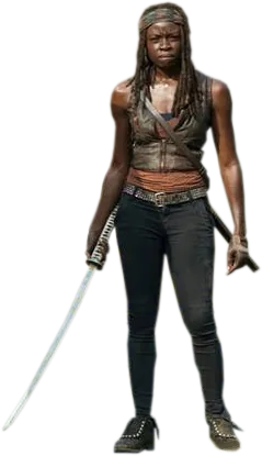 Rick and Michonne